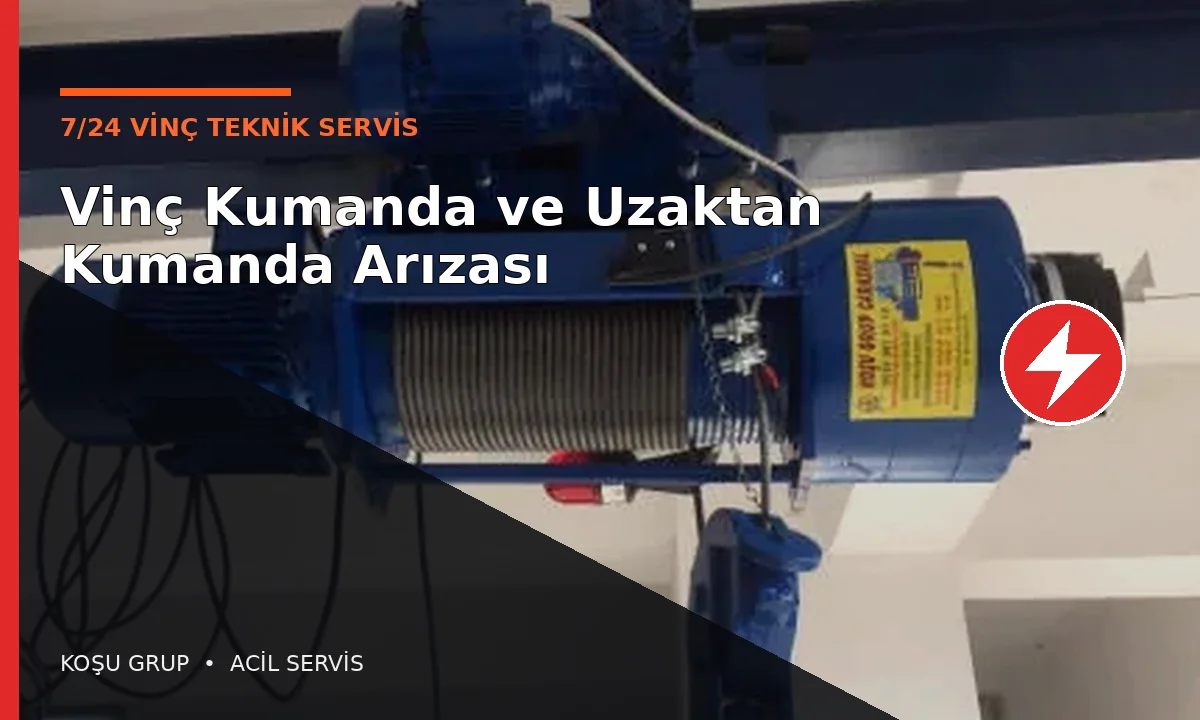 Vinç Kumandası Çalışmıyor: Kablolu ve Uzaktan Kumanda Arıza Teşhisi