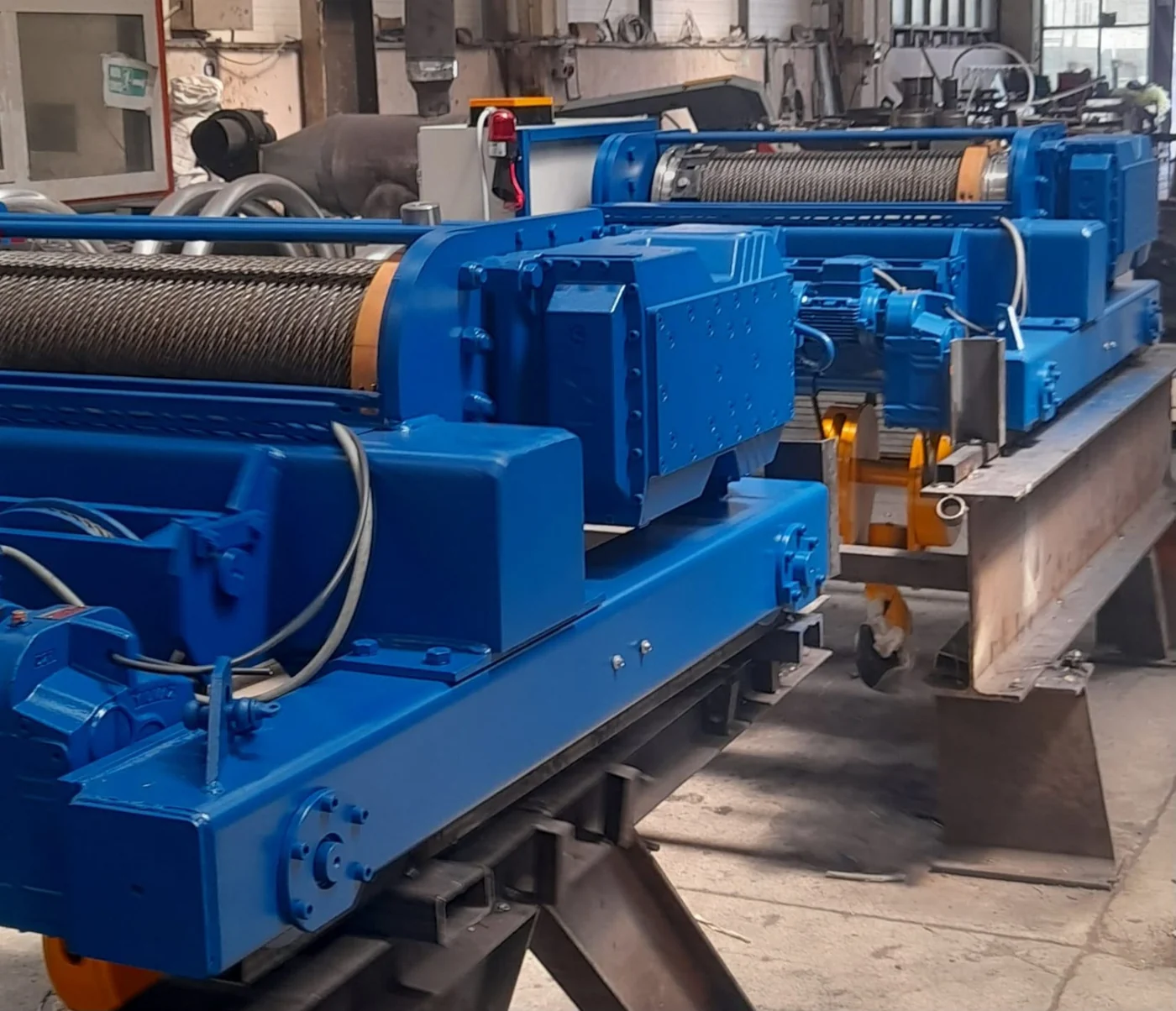 Çelik Halatlı Elektrikli Vinç Kaldırma Grubu İmalatı