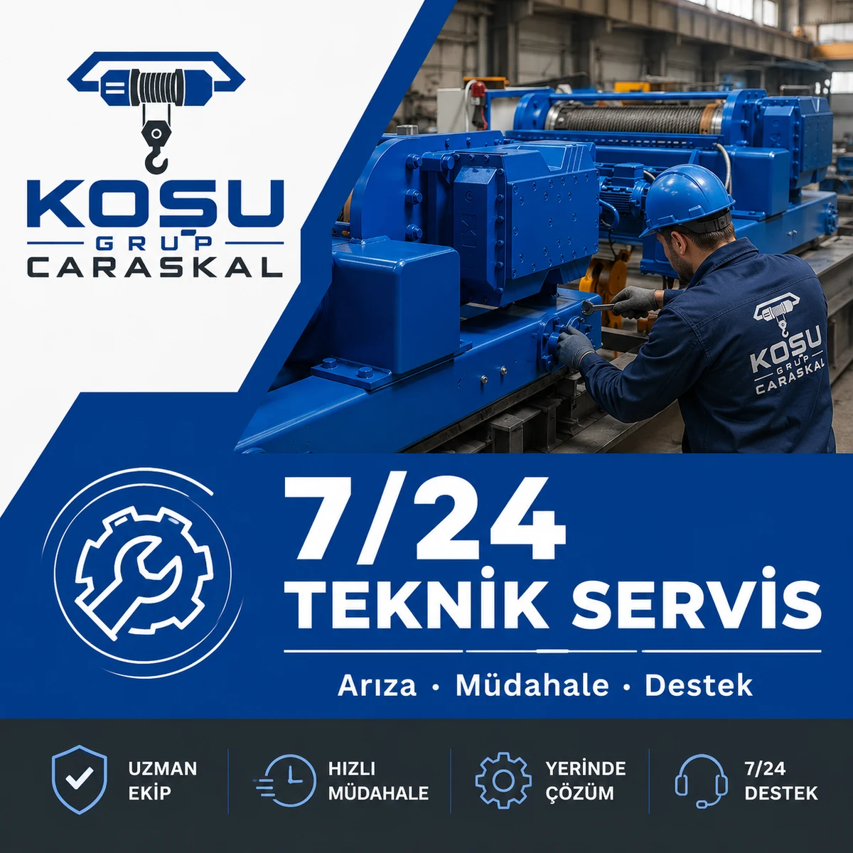 7/24 Vinç ve Caraskal Teknik Servis hizmet görseli